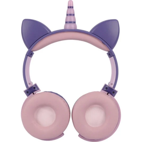 هدفون بلوتوثی مدل ME-17 طرح اسب تک شاخ - تصویر 2