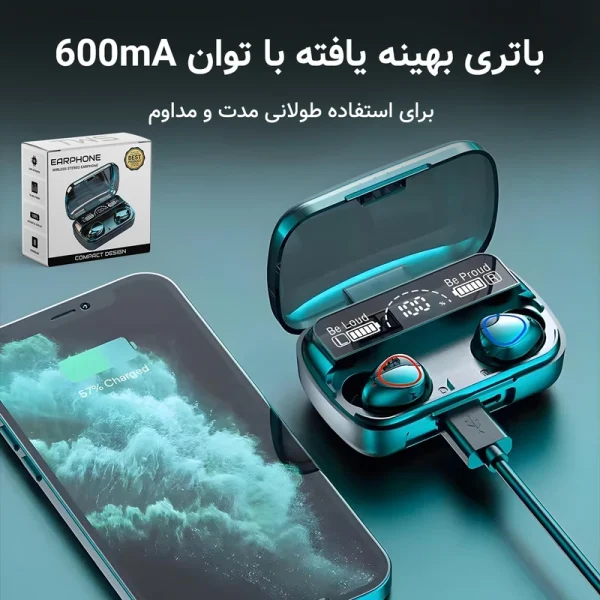 هدفون بلوتوثی مدل WIRLESS STEREO EARPHONE - تصویر 2